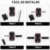 Rodillo de Abdominales Conjunto de 7 Piezas,Ab Roller Wheel Exercise