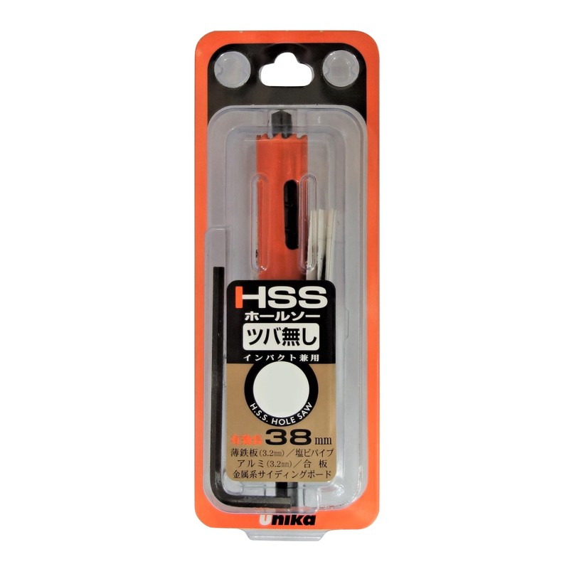 unika HSS-12TN High Speed Hole Saw No Brim 0.5 inches