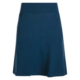 Vishes - Alternative Clothing - Women's Knee-Length Organic Cotton Wide Waistband Jersey Skirts Basic, turquoise