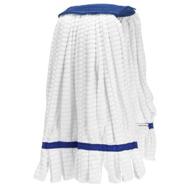 MECCANIXITY Commercial Mop Head Replacement 10 Oz 33.5 Inch Absorbent Microfiber Wet/Dry Mop Floor Cleaning Mop Head for Home Industrial, White