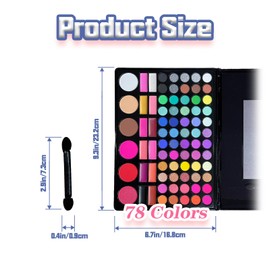 78Colors Pigment Powder for Nails DIY Ombre & Bold Manicure-Set2