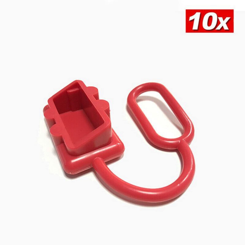 10個 防塵防水コネクターキャップ Andersonプラグカバースタイルコネクター 50AMPバッテリーCaravnダストキャップ