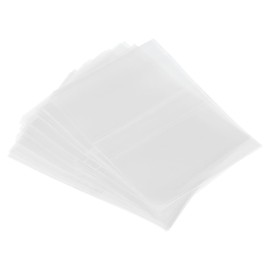 PATIKIL 400pcs 55x40mm Perforated Shrink Bands PVC Heat Shrink Wrap Bands Compatible Cap Diameter 31-34mm for Jar Cans, Clear