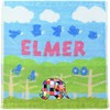 Marushin 55650000000 Carry Towel, Hand Towel, Elephant Elmer's Ichichi, 11.8