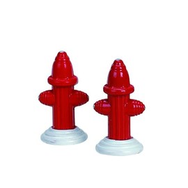 Lemax - Metal Fire Hydrant, Set of 2