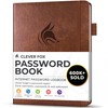 Clever Fox Password Book with alphabetical tabs. Internet Address Organizer
