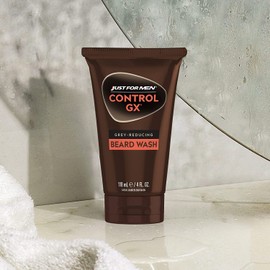 Just For Men Control GX Grey Reducing Beard Shampoo for Subtle Natural-Looking Results All Shades 118 ml x 3 uds Pack Promoo