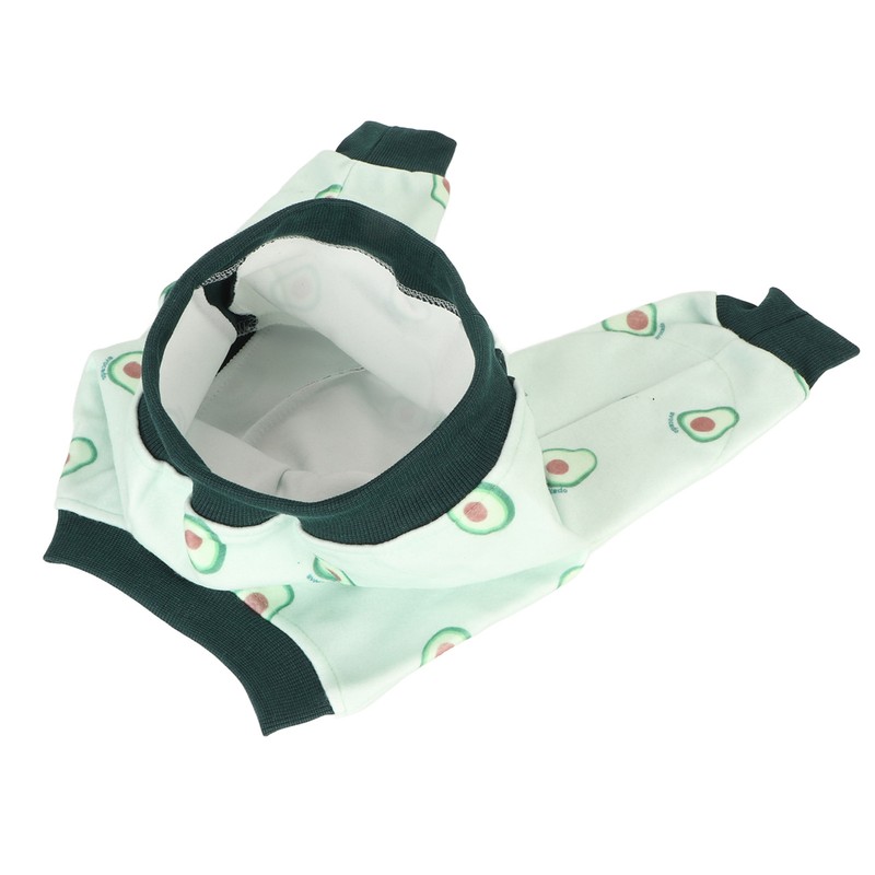 Pet Long Sleeve Pajamas Breathable Soft Elastic Cute Avocado Print