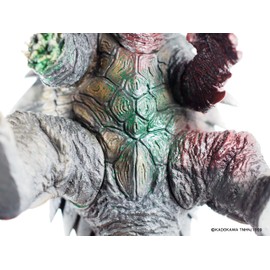 AMC Gamera (1999) Damaged High-Grade Ver., Approx. 7.9 inches (200 mm), PVC, Pre-painted Finished Vinyl Figure