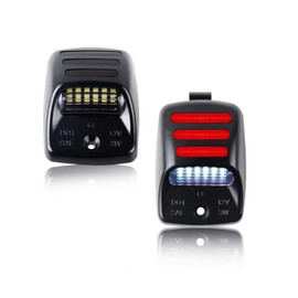 D-Lumina Conjunto de luces LED para placas de coche con tubo de neón OLED rojo compatible con Tacoma 2005-2015 y Tundra 2000-2013, luz trasera blanca de 6000 K, 2 piezas