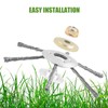 MaxEarn Steel Wire Grass Trimmer Head, 6 Cutter Head Brushcutter,