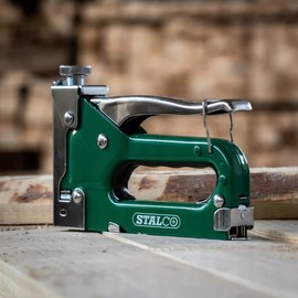STALCO Premium Hand Staple Gun 4-14 mm Hand Stapler Stapler Hand Tool