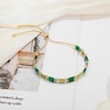 ENSKEFEN Flat Beaded Bangle Bracelets for Women Boho Colorful Beads