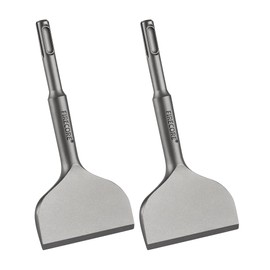 Firecore 2Pcs SDS Plus Chisel 3-In Wide Cranked Angled Bent Tile Removal Chisel Tool(3" X 6.5") FS18365