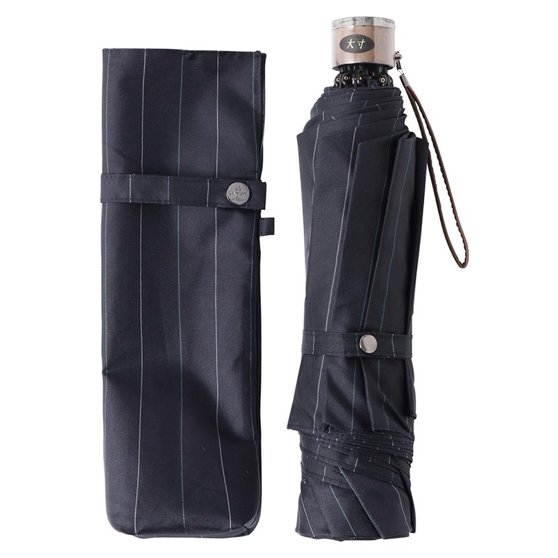 Moonbat [Lanvin on Blue] Rain Umbrella, Folding Umbrella, Yarn-Dyed, Large