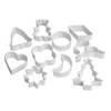 Premier Housewares 806578 Cookie Cutters - Set of 10, White