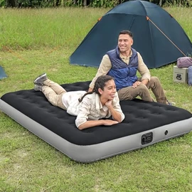 Coleman River Gorge Cama de Aire Queen de 9.5 Pulgadas, Bomba de Aire incorporada, colchón Inflable, Protector de pinchazos, diseño Duradero, Todo... 