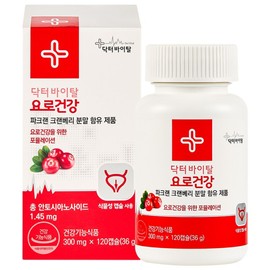 닥터바이탈 요로건강 크랜베리 방광영양제 36g, 120정, 1개 Dr. Vital Urinary Health Cranberry Bladder Supplement 36g, 120 Tablets, 1 Pack