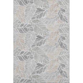 Addison Rugs Mayfield AMF198 Fog 2'6" x 3'10" Indoor Premium Machine Washable Rug, Silky Soft, Easy Clean, Non Shedding, Bedroom, Living Room, Dining Room, Kitchen, Patio Rug