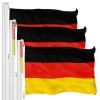 UD_Germany German Flag 3x5 Ft 3-Pack 150D Printed Polyester By