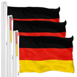 UD_Germany German Flag 3x5 Ft 3-Pack 150D Printed Polyester By G128