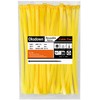 Oksdown Cable Ties Resealable Yellow 200mm × 7.6mm Pack of