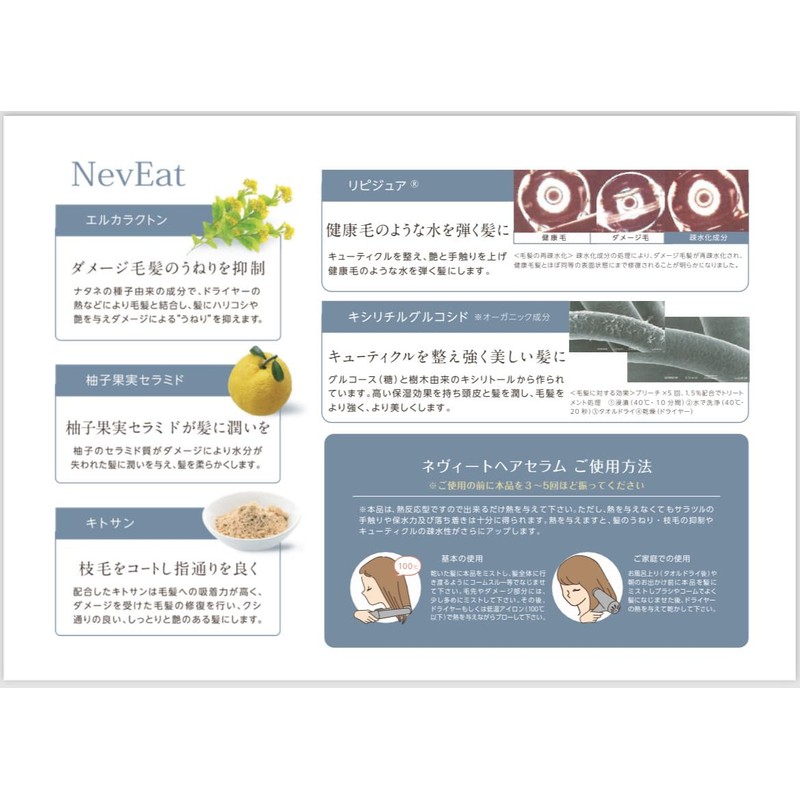 NevEat Hair Serum, 16.9 fl oz (500 ml)