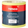 TIMCO 120 Grit Sandpaper Roll - Yellow -115mm x 10m