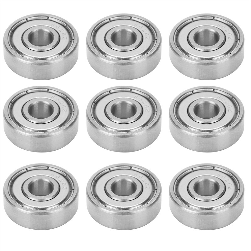 10PCS S626Z 6x19x6MM Stainless Steel Ball Bearings for Roller Skates