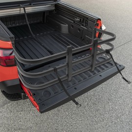 WUPYI Black Aluminum Truck Bed Extender,52"-64.2" Length Adjustable Retractable Tailgate Extender,Fits for Universal Truck