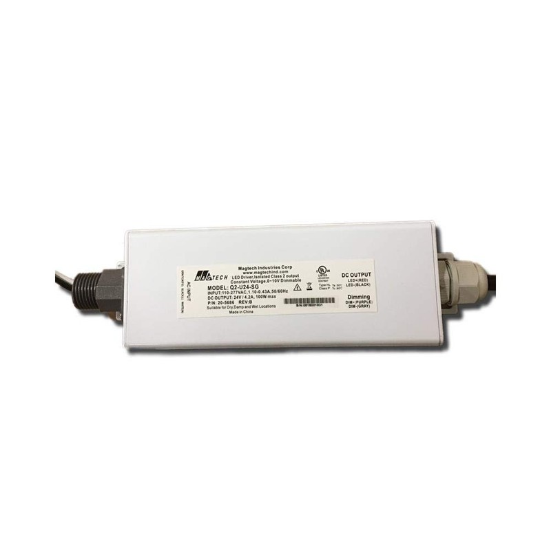 Magtech Q2-U24-SG 24Vdc Constant Voltage, 100W Maximum, 0-10V Dimmable