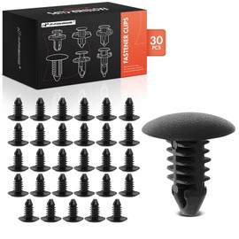 A-Premium 30PCS Nylon Weatherstrip Retainer Clips Compatible with Toyota Corolla, 4Runner, Avalon, MR2, MR2 Spyder, Solara, Supra, Tercel & Lexus ES350, CT200h, HS250h, ES300, ES300h, ES350 & Scion iQ