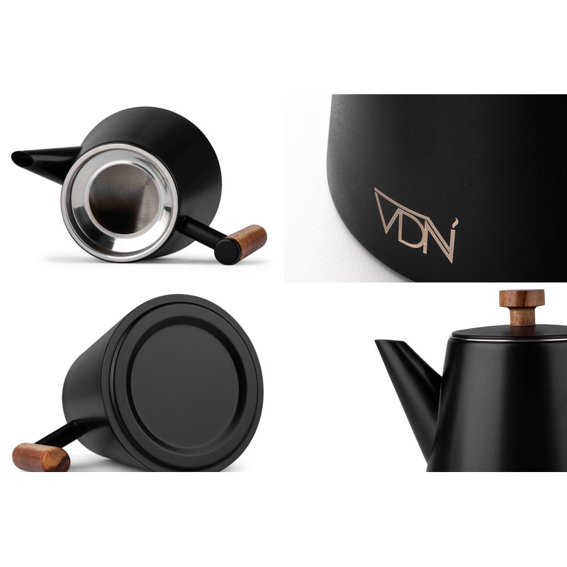 VDN Teapot with Strainer Insert - Teapot Thermal Double Walled