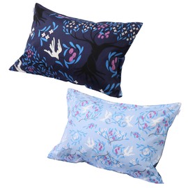 Nishikawa PJ03180675 Pillow Cover, Compatible with 24.8 x 16.9 inches (63 x 43 cm), Washable, 100% Cotton, Finlayson Vapour, Reversible, Navy
