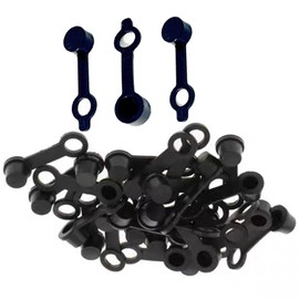 40pcs Motorcycle Caliper Breather Cap Brake Bleed Nipple Cap Nipple Cap Motorcycle Rubber Cap Rubber Wheel Dust Cover High Temperature Resistant Corrosion Resistant Anti-aging Durable