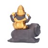 Backflow Incense Burner Pipa Elephant Purple Sands Gold Drawing Portable