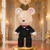 DAHONPA Bridegroom Bear Brick Micro Building Blocks Set (2350 Pieces),