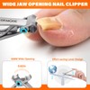 Toenail Clippers for Seniors Thick Toenails, Heavy Duty Large Toe