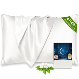 Utukky 100% Mulberry Silk Pillowcase for Hair and Skin - Ultra Premium 6A Grade Silk Pillow Case - Envelope Enclosure - Breathable Cooling Pillow Cover
