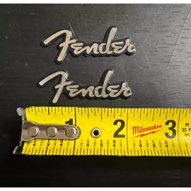 Unbranded 2 x Emblem Guitar Badge Decal Replacement fits Fender 2 Pack New