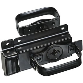 National Hardware N101-576 Swinging Door Latch, Heavy Duty, Interior & Exterior Use, Coated with WeatherGuard Protection, Black