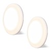 Facon 4.5" LED RV Puck Light Surface Mount - 2Pack,