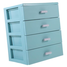 TEHAUX Multi-use Stationery Organizer Drawer Type Storage Case for Makeup Office Dec