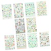 Baluue 10sheets Patrick's Day Nail Art Stickers of Creative Shamrock