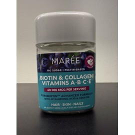 MAREE *MAREE Biotin &Collagen Vitamins A-B-C Gummies.All In 1 Product.Vitami