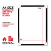 G4GADGET A4 Dry Wipe Magnetic Whiteboard Mini Office Notice Memo