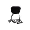 YHMOTO Passenger Sissybar Backrest with Luggage Rack Fits for Honda