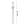 Soil Probe 0.54m 304 Stainless Steel Rotation Handle Pointed Design