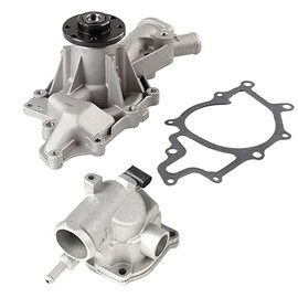 MOCA Water Pump & Thermostat Housing Assembly fit 2004-2006 for Dodge Van SprinterR 2500 2.7L Diesel Turbo & 2004-2006 for Dodge Van Sprinter 3500 2.7L Diesel Turbo