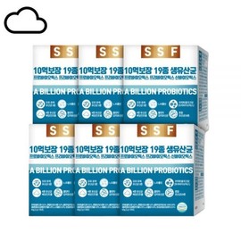 Pure Food SSF 1 Billion Guaranteed 19 Types of Live Lactic Acid Bacteria 6-Month Supply Probiotics Synbiotics / 순수식품 SSF 10억 보장 19종 생유산균 6개월분 프로바이오틱스 신바이오틱스